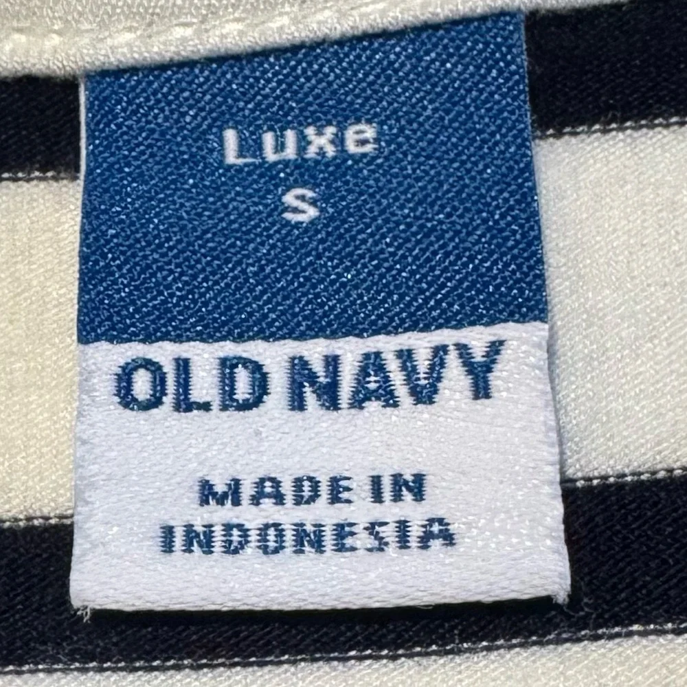 Striped V-Neck Women's Top - Picture 3 of 3